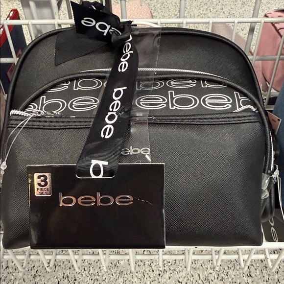 Bebe Black 3-Piece Cosmetic Set - Picture 2 of 2